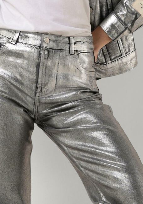 ALIX THE LABEL Skinny jeans LADIES WOVEN SILVER DENIM PANTS en argent - large