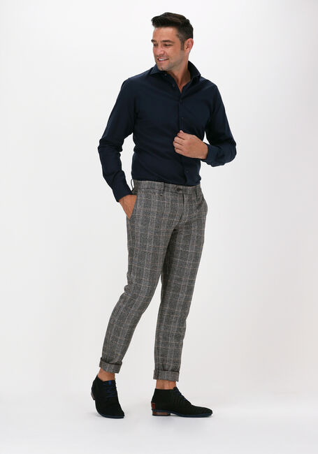 PROFUOMO Chemise classique HULL Bleu foncé - large