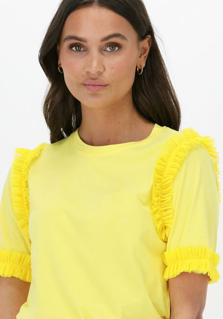 SILVIAN HEACH T-shirt T-SHIRT KANFU en jaune - large