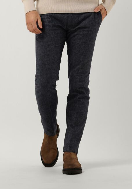 TOMMY HILFIGER Pantalon BLEECKER FAKE SOLID WOOL LOOK Bleu foncé - large