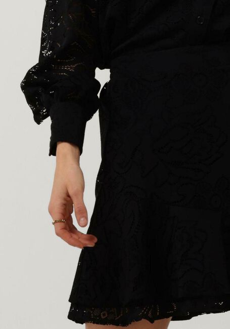 ALIX THE LABEL Mini-jupe LADIES KNITTED LACE SKIRT en noir - large