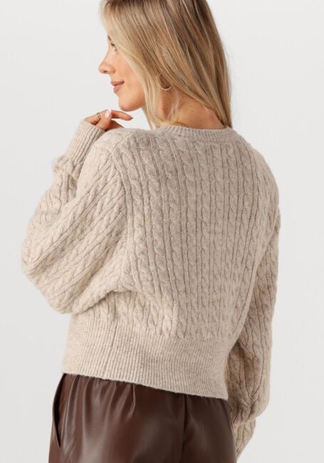 Beige MODSTRÖM Vest PAMMIEMD CARDIGAN - large