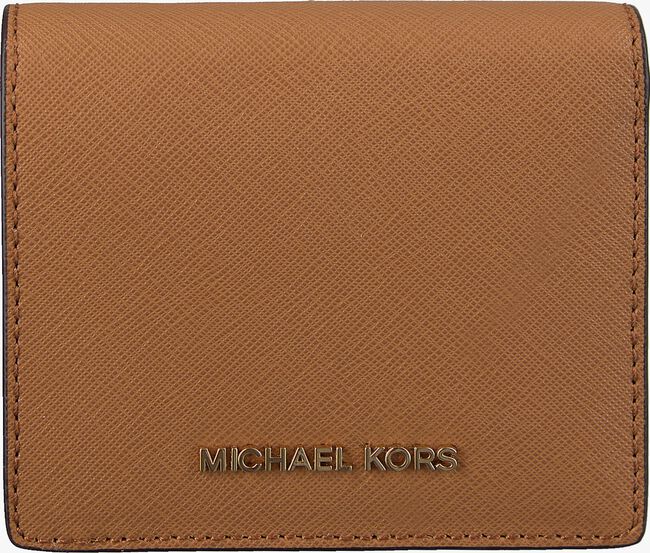 MICHAEL KORS Porte-monnaie FLAP CARD HOLDER en cognac - large