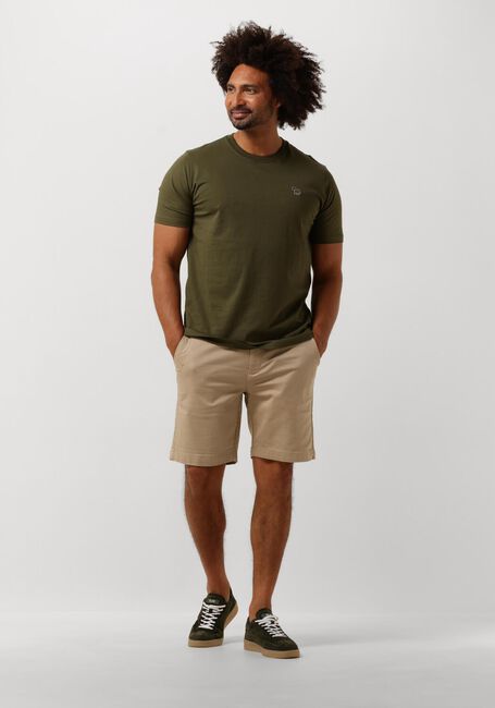 Groene PS PAUL SMITH T-shirt MENS REG FIT SS T-SHIRT ZEBRA - large