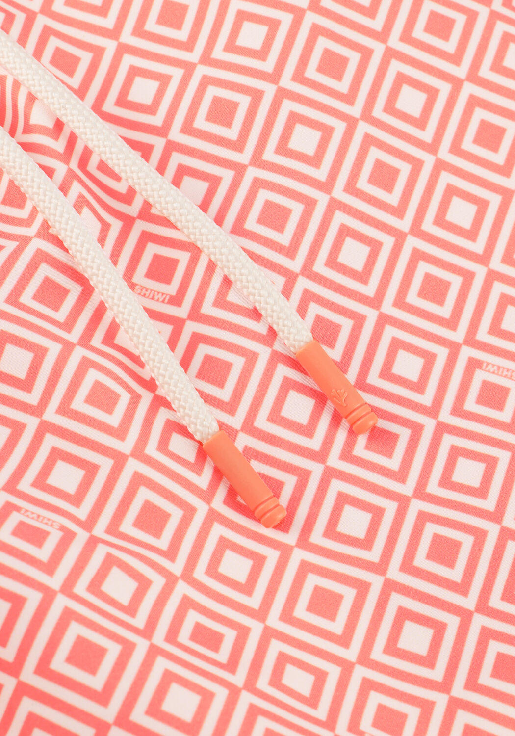 SHIWI MIKE SWIM SHORTS 7 INCH GEO SQUARE Shorts de bain en orange - large