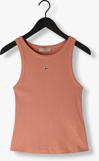 TWINSET MILANO Haut KNITTED TANK TOP Corail - large