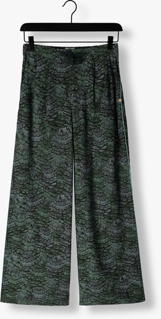 SCOTCH & SODA Pantalon large ELENI HIGH-RISE WIDE LEG PYJAMA PANT en vert - large