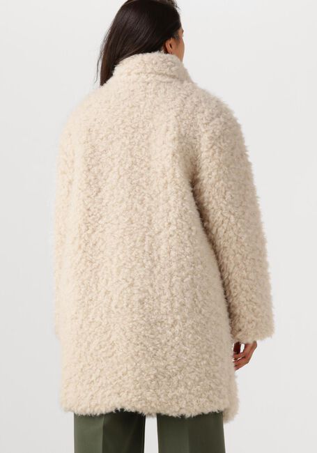 ANOTHER LABEL Manteau Teddy AL BONNIE LONG COAT en beige - large