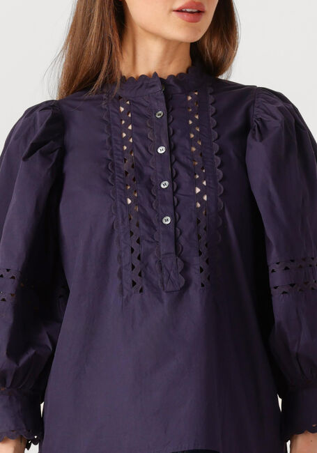 Paarse ANTIK BATIK  ROMIE BLOUSE - large