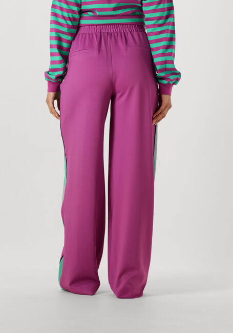 Paarse POM AMSTERDAM Broeken/jumpsuits TRACKPANTS COLOURBLOCK WILD PURPLE - large