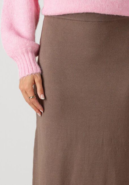 YDENCE Jupe maxi KNITTED SKIRT ELIA en marron - large