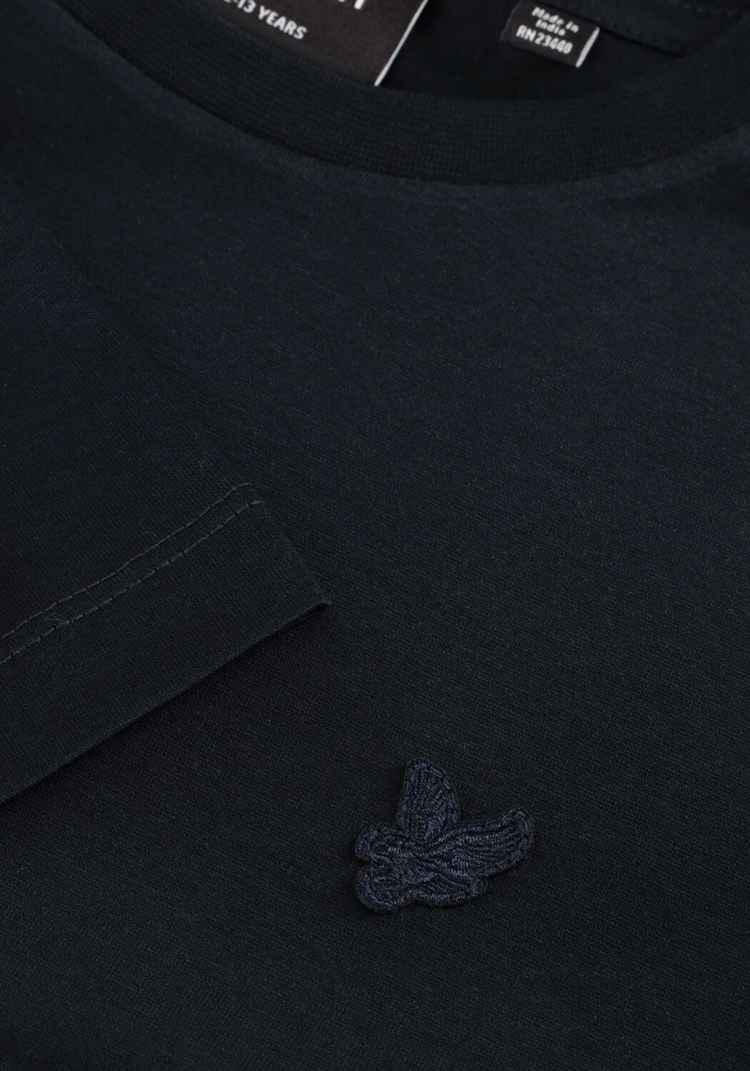 Donkerblauwe LYLE & SCOTT T-shirt MERCERISED TONAL T-SHIRT - large