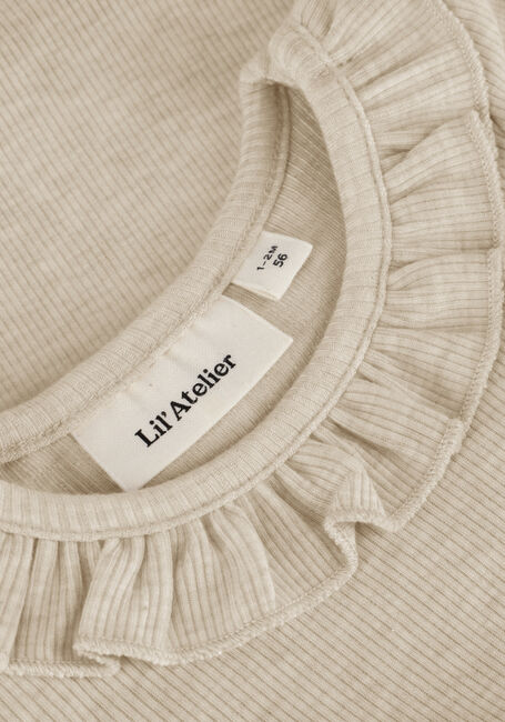 LIL' ATELIER Grenouillères NBFDARLA LS SLIM BODY LIL en beige - large