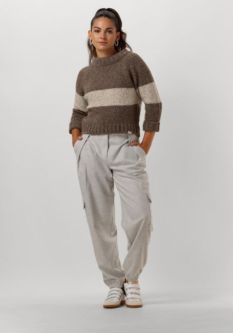 PENN & INK Pull 225 JUMPER STRIPE en marron - large