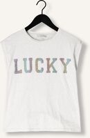 Lichtgrijze BY-BAR T-shirt THELMA LUCKY RAINBOW TOP Lichtgrijze BY-BAR T-shirt THELMA LUCKY RAINBOW TOP - medium
