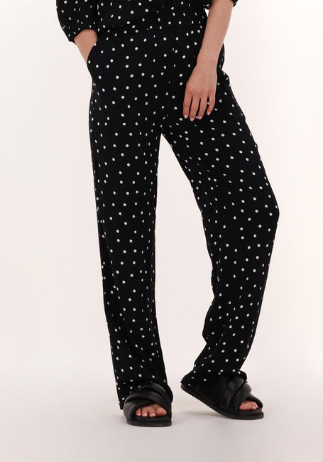 MODSTRÖM Pantalon large RIDDER PRINT PANTS en noir - large
