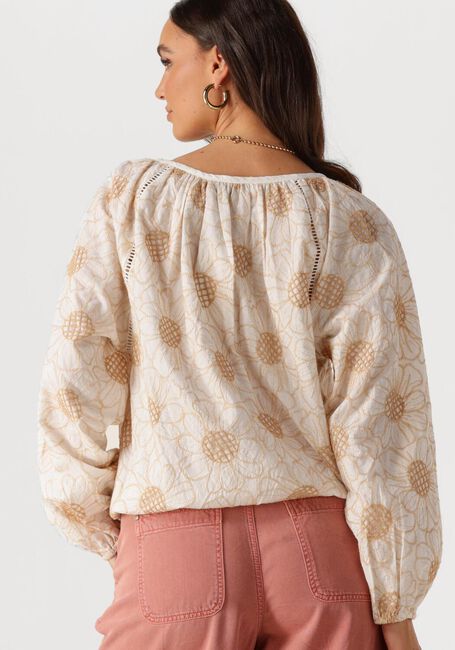 SUMMUM LONGSLEEVE TOP FLOWER EMBROIDERY Blouses en blanc - large