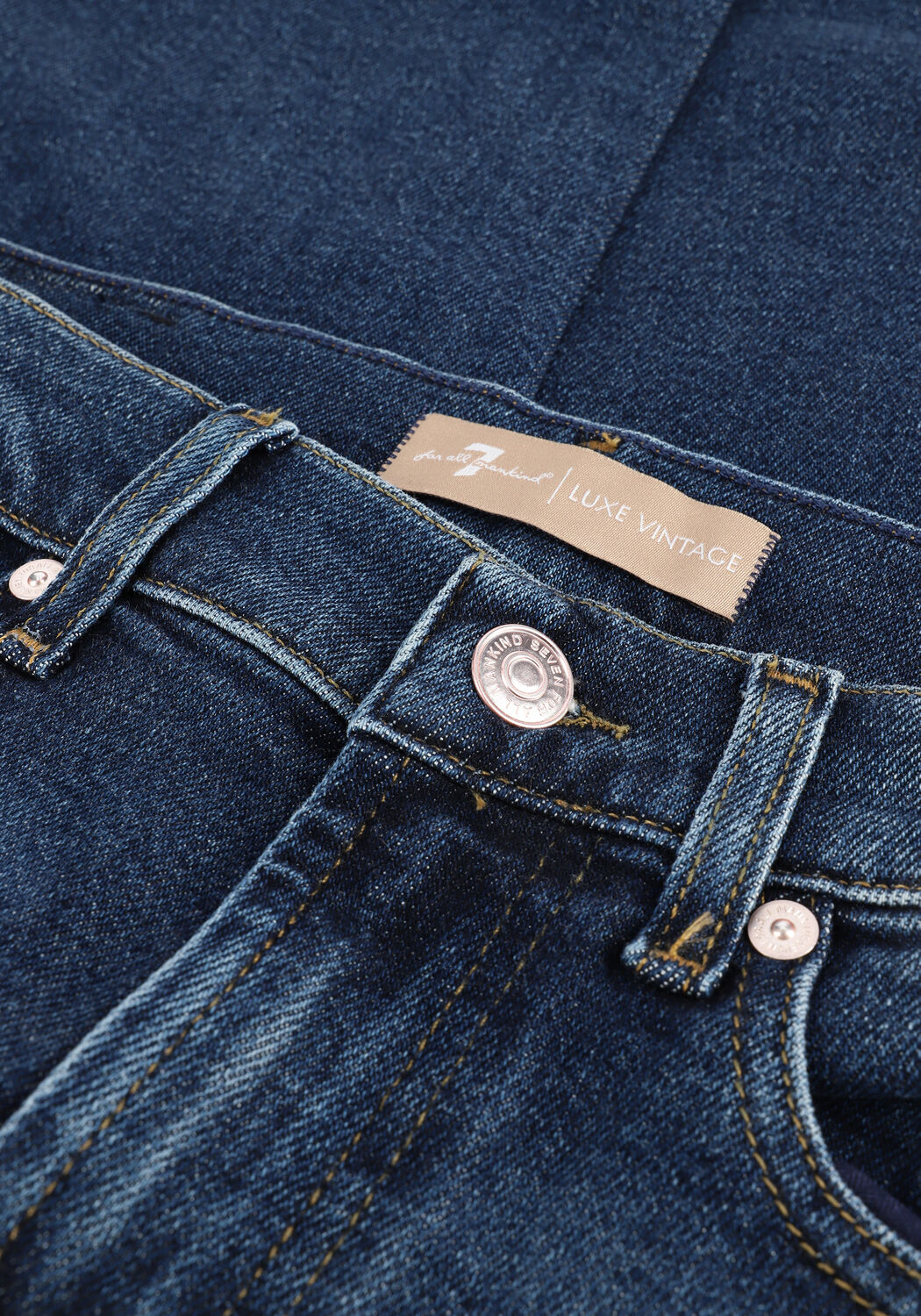 Blauwe 7 FOR ALL MANKIND Straight leg jeans ROXANNE ANKE - large