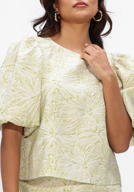 Mint NOTRE-V Top NV-HENNIE BROCADE TOP - large