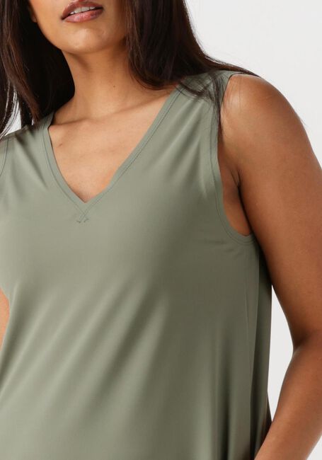 Olijf PENN & INK Midi jurk DRESS - large