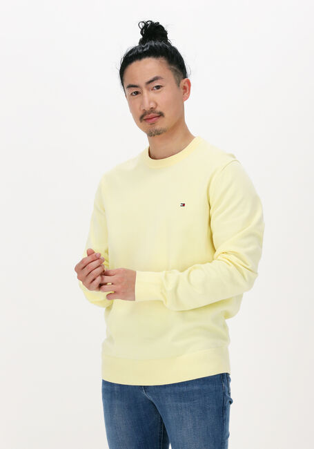 TOMMY HILFIGER Pull 1985 CREW NECK SWEATER en jaune - large