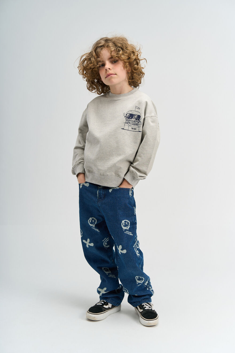 Lichtgrijze THE NEW Truien/vesten TNSTEVIE - large