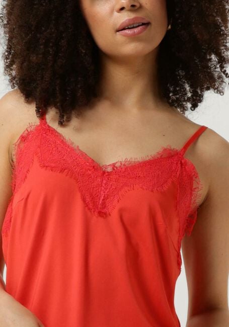CC HEART Haut LACE TOP en orange - large