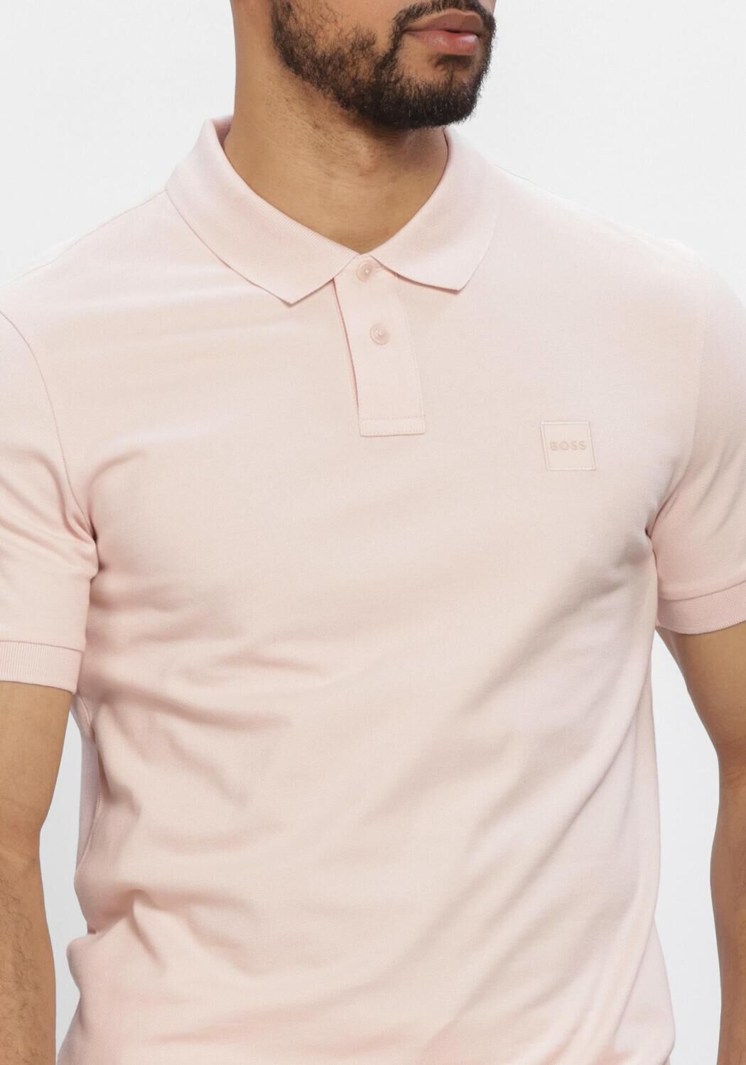 BOSS ORANGE Polo PASSENGER en rose - large