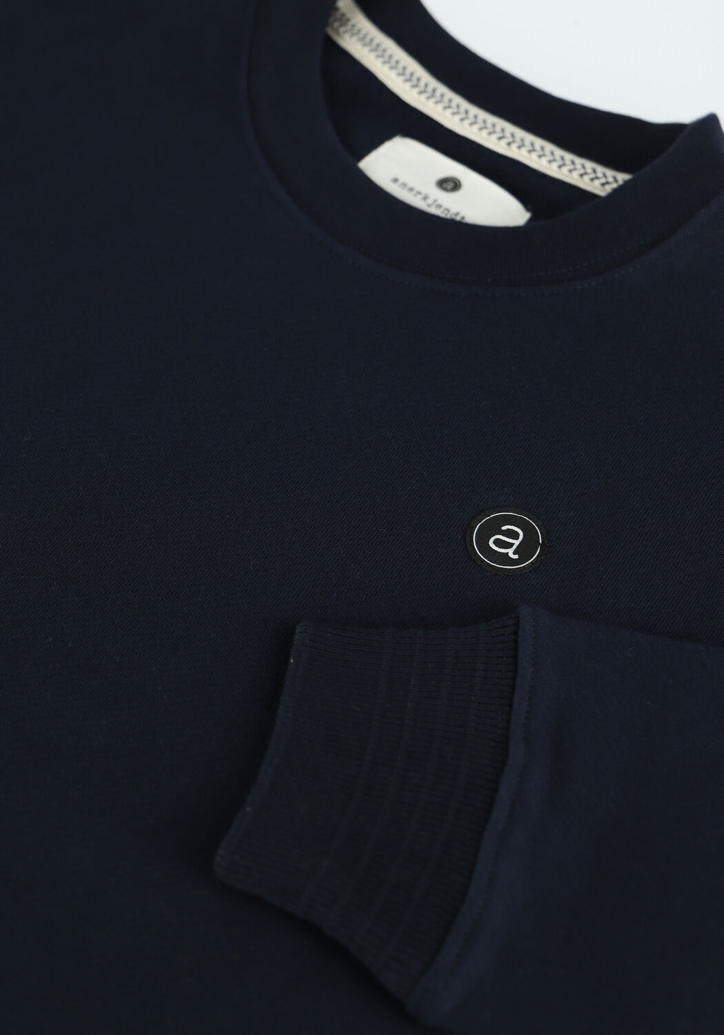 Donkerblauwe ANERKJENDT Sweater AKALLEN NOOS CREWNECK - large