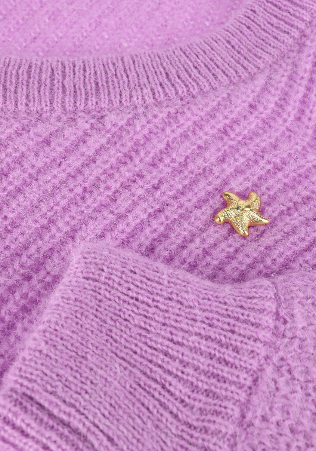 FABIENNE CHAPOT Pull STARRY V-NECK PULLOVER en violet - large