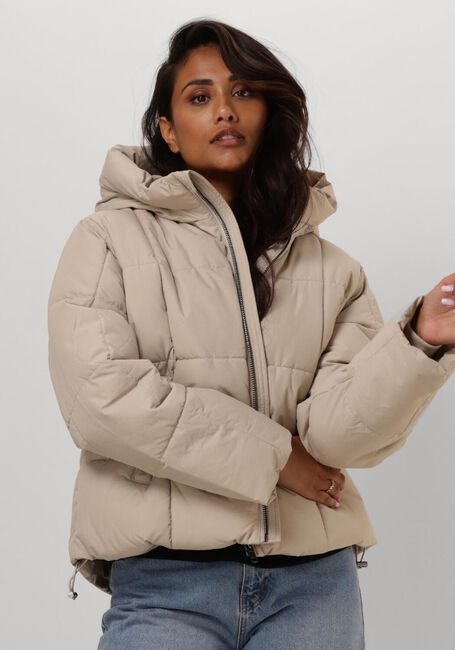 OBJECT Veste matelassé OBJZHANNA NEW SHORT JACKET en beige - large