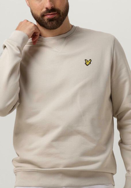Beige LYLE & SCOTT Trui CREW NECK SWEATSHIRT - large