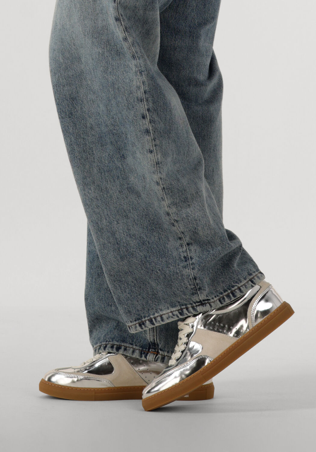 Zilveren FLORIS VAN BOMMEL Sneakers SFW-10096 - large