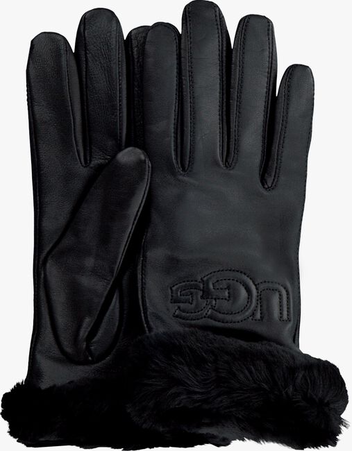 Zwarte UGG Handschoenen CLASSIC LOGO GLOVE - large