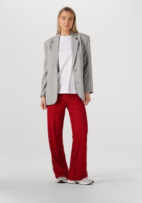 Lichtgrijze ALIX THE LABEL Blazer WOVEN FLOWY BLAZER - large
