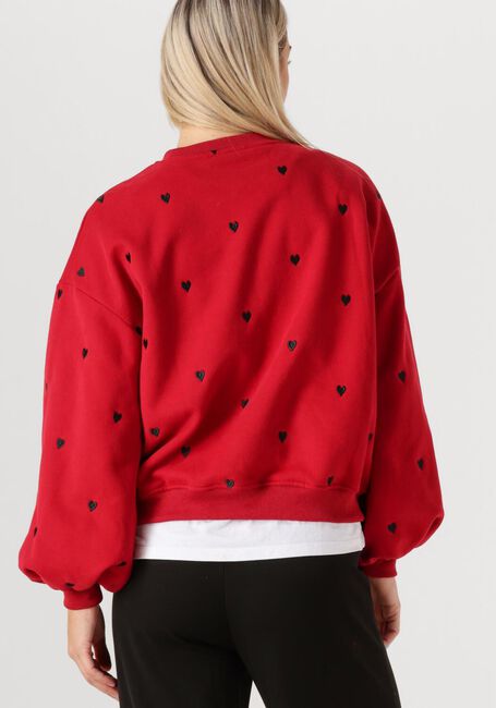 Bordeaux YDENCE Trui SWEATER HEARTS - large