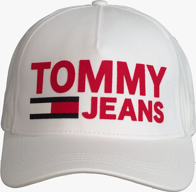 TOMMY HILFIGER Casquette TJU FLOCK PRINT CAP en blanc - large