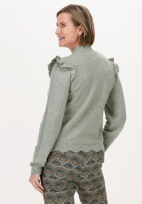 Groene OBJECT Trui OBJPORTIA KNIT L/S PULLOVER - large