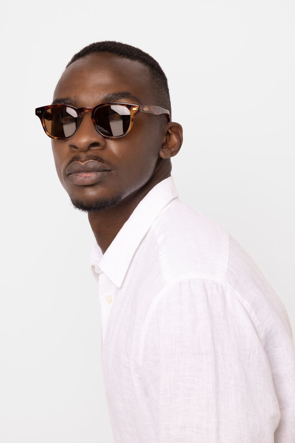 IKKI M1 Lunettes de soleil en marron - large