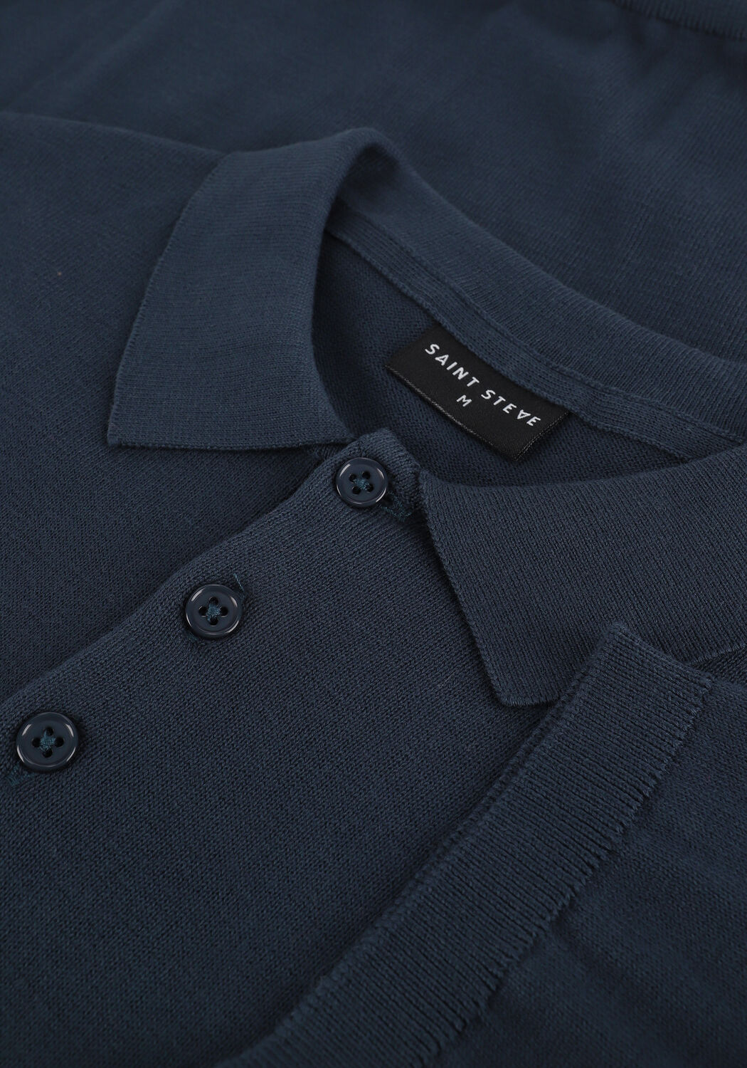 SAINT STEVE Polo CHRIS en bleu - large