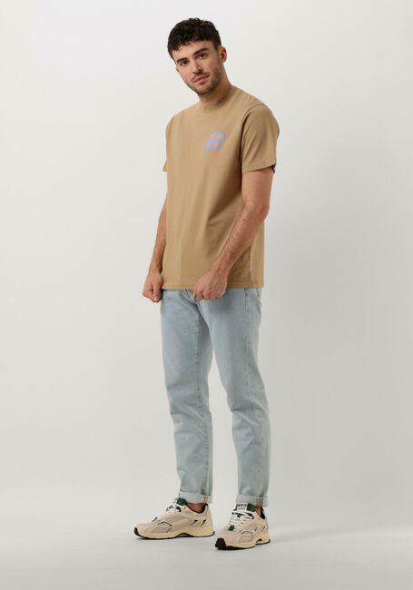 WOODBIRD T-shirt KALEB OASE TEE en camel - large