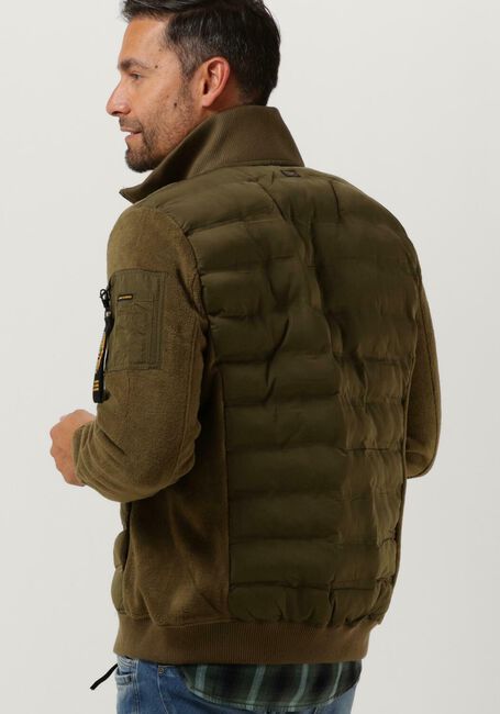 PME LEGEND Jack ZIP JACKET FLEECE MIXED PADDED NYLON en vert - large