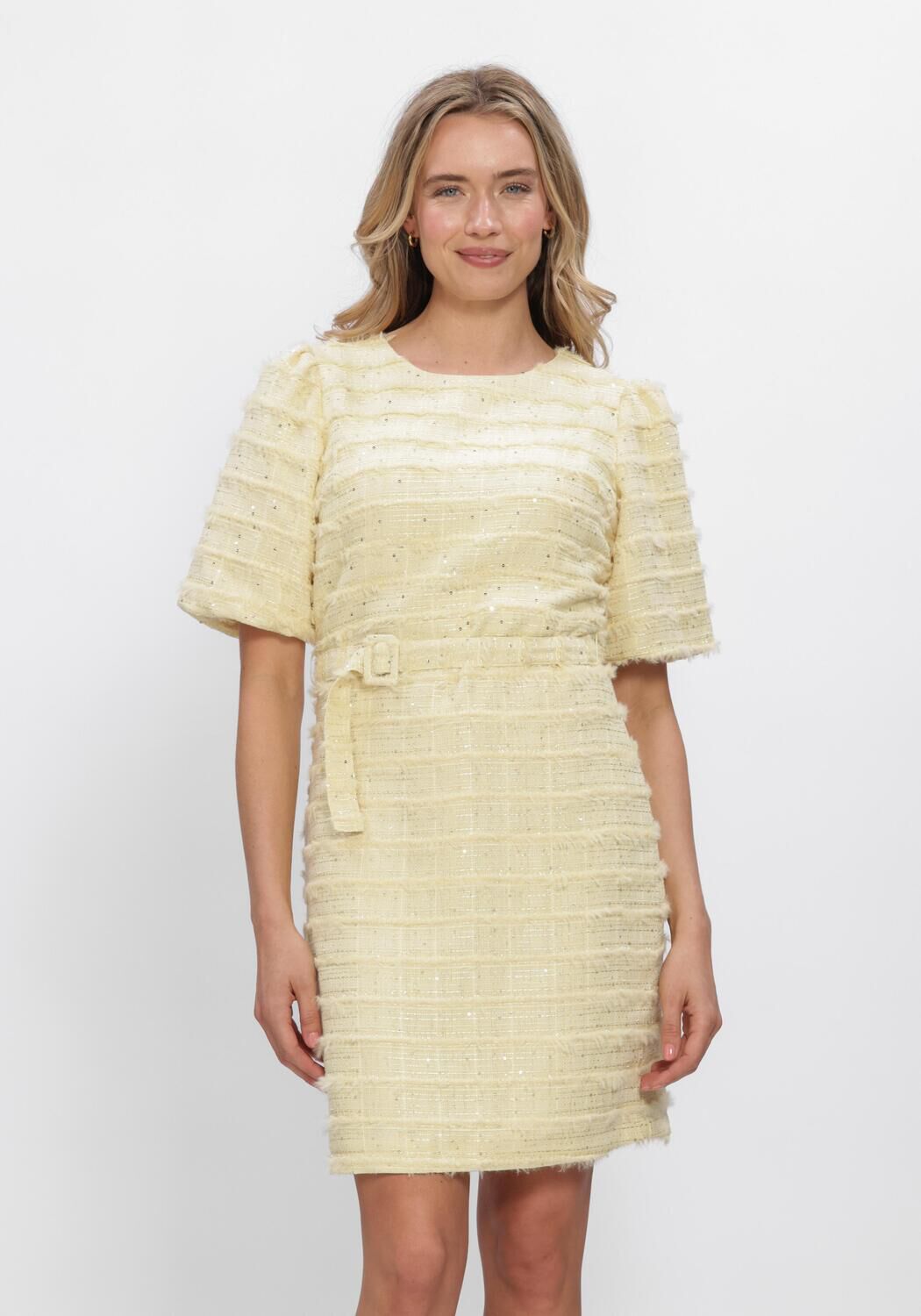 FREEBIRD WV-HAIRY-SEQUINCE-261 Robes en jaune - large