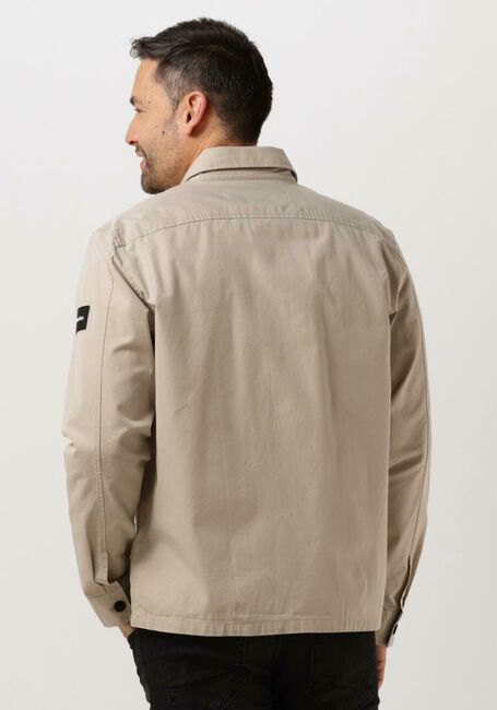 CALVIN KLEIN Surchemise COTTON NYLON OVERSHIRT en beige - large