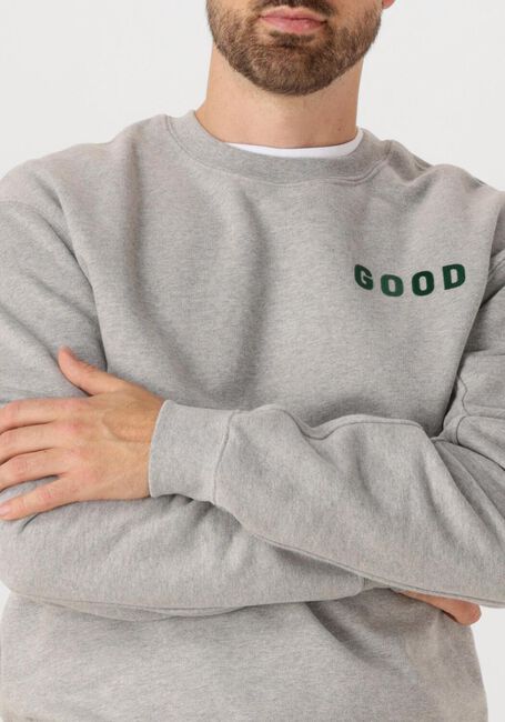 Grijze THE GOODPEOPLE Sweater LTEDDY - large