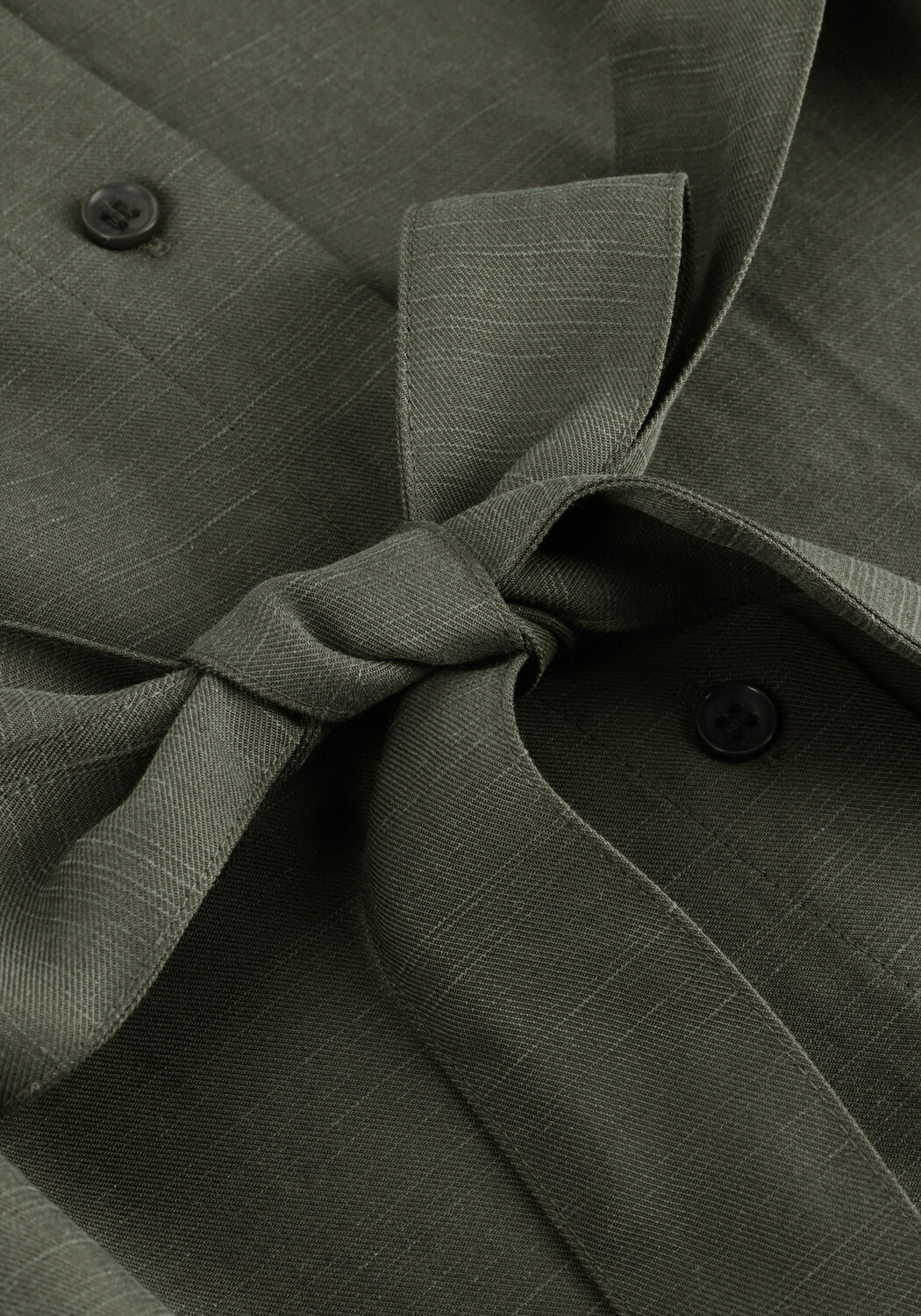 ANOTHER LABEL Mini robe JONI DRESS L/S Olive - large