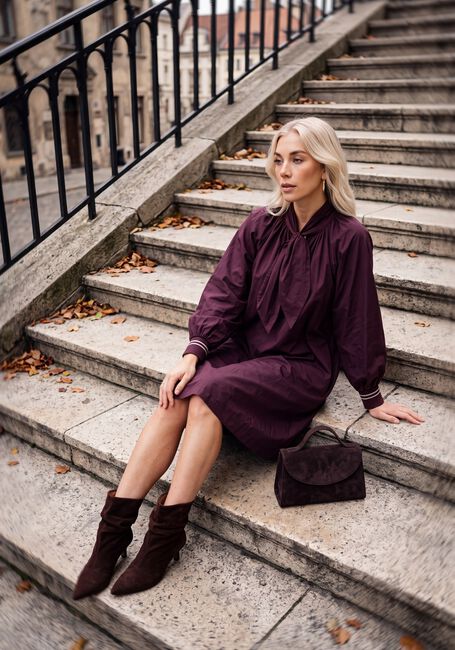 SUMMUM Mini robe DRESS TAFT LIGHT Bordeaux - large