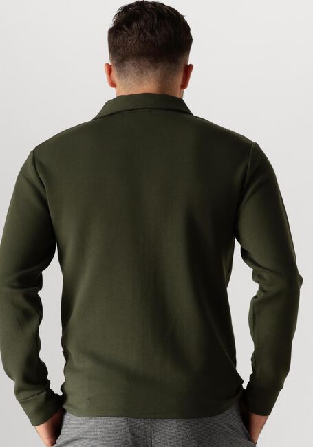 SELECTED HOMME Gilet SLHEMANUEL SOFT FULL ZIP SWEAT NOOS en vert - large