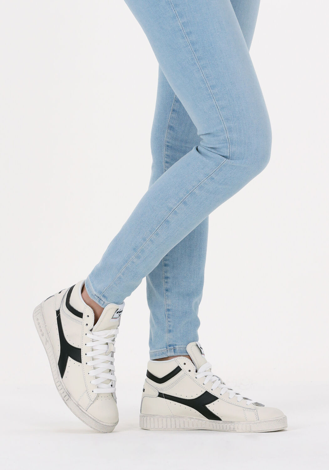 Diadora sneakers hoog zwart sales
