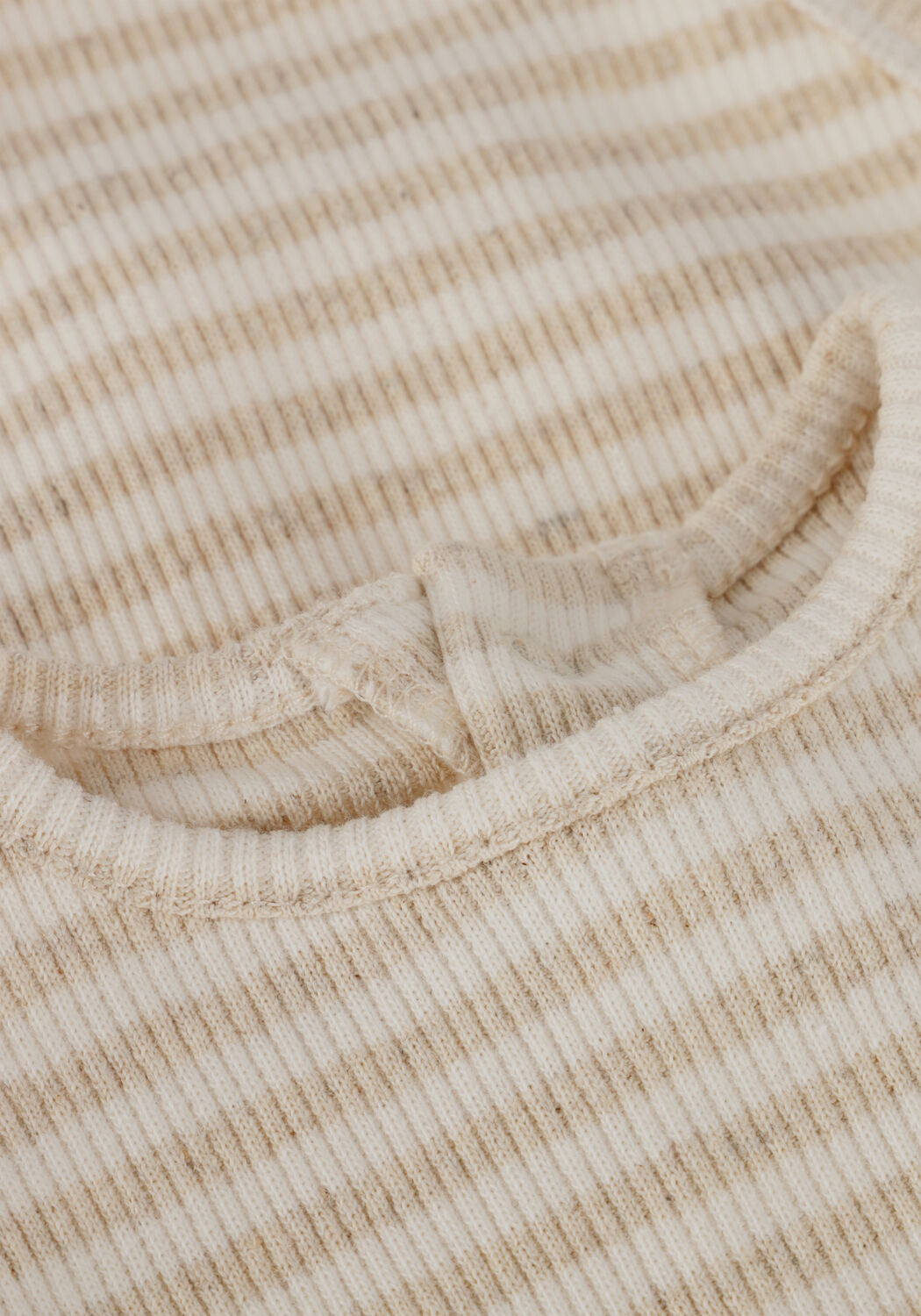 Beige PLAY UP  STRIPED RIB BODY - large